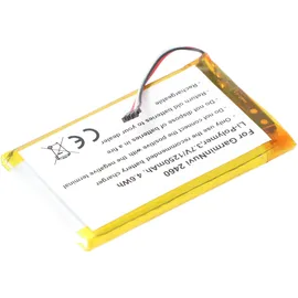AccuCell Akku passend für den Garmin Nuvi 2460 Akku 361-00051-02, 361-00051-00