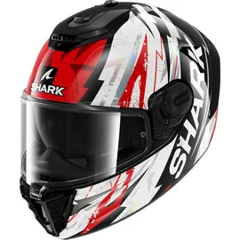 Shark Spartan Rs Hibolt Helm, schwarz-weiss-rot, Größe XS