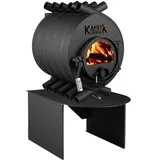 Warmluftofen Kanuk® Original 15 kW - Werkstattofen - Schwedenofen - Zulassung für Deutschland, Österreich und Schweiz - BimSchV (ohne Seitenverkleidung, Untergestell Box)