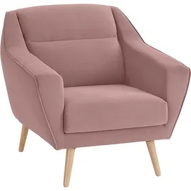 otto home Sessel »Bille«, mit Naht im Rückenkissen und Eiche-Beinen, Design by Morten Georgsen