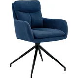 CLP Esszimmerstuhl Somers Stoff blau