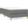vidaXL Boxspringbettgestell Dunkelgrau 100x200 cm Stoff
