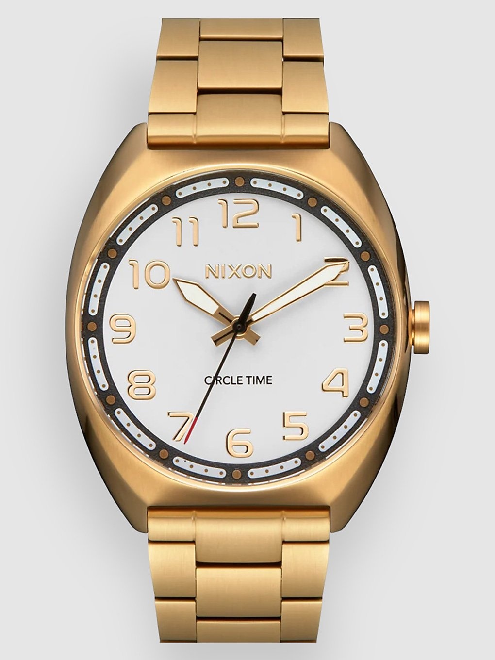 Nixon Mullet Stainless Steel Uhr light gold / white Gr. Uni