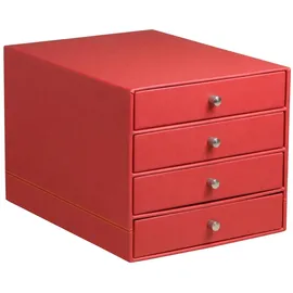 Rhodia Schubladenbox Rhodiarama 4 Schübe, mohnrot