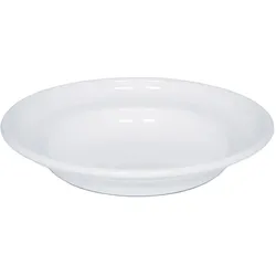 Riess Teller tief Ø22cm Emaille Classic Weiss