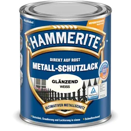 Hammerite Metall-Schutzlack 250 ml weiß glänzend