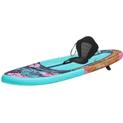 Aufblasbares SUP Aloha Pack Kajak rosa|braun|blau 310 cm