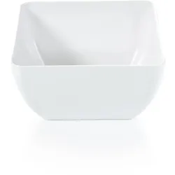 Camping Schale SUMMER - Melamin - 12,5x12,5x6,5cm - 500ml - weiß