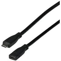 EFB-Elektronik USB-C auf USB-C 0,2 m Schwarz
