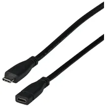 EFB-Elektronik USB-C auf USB-C 0,2 m Schwarz