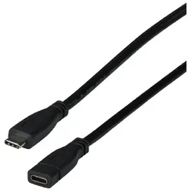 EFB-Elektronik USB-C auf USB-C 0,2 m Schwarz
