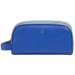 DuDu Thani Kosmetiktasche Leder 21 cm kornblume
