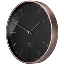 KIENZLE Funk-Wanduhr 25 cm 25 roségold/schwarz