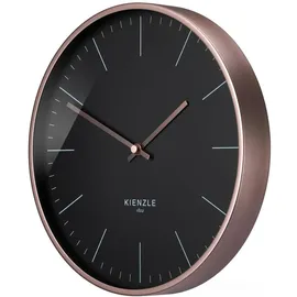 KIENZLE Funk-Wanduhr 25 cm 25 roségold/schwarz