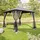 Home Deluxe LED Solar Pavillon Azur 3 x 3 m schwarz