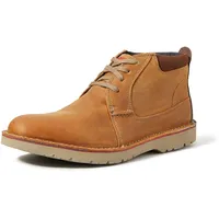 Clarks Herren Vargo Mid Derbys, Braun (Dark Tan Leather)