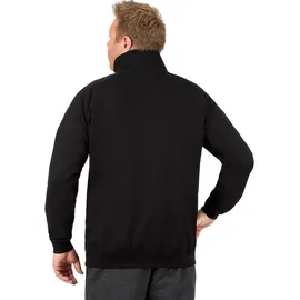 TRIGEMA Sweatjacke TRIGEMA "TRIGEMA Raglanjacke aus Sweat-Qualität", Herren, Gr. L, schwarz, 70% Baumwolle, 30% Polyester, casual, Sweatjacken