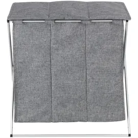 Wenko Wäschesortierer Trio Top Grau