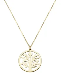 Luigi Merano Kette mit Anhänger Lebensbaum, Gold 375 Ketten   Gold 