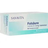 Sanavita Folsäure 5 mg Tabletten 100 St.