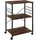 Tectake Servierwagen Rugby 65,5x45,5x88,5cm Industrial Holz Dunkel, Rustikal