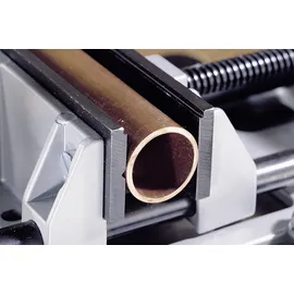 WOLFCRAFT Schraubstock Aluminiumdruckguss 100 mm grau