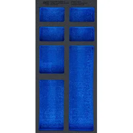 BGS Werkstattwageneinlage 1/3, leer: 7 Ablagefächer, 408 x 189 x 32 mm