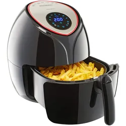 Heißluftfritteuse 9in1 Schwarz inkl Rezeptheft 1850W