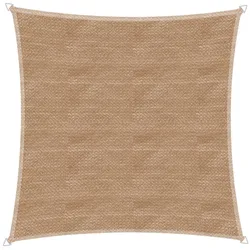 Sonnensegel WINDHAGER "Capri Quadrat", grün (schilf), B:500cm T:500cm, Polyethylen, Sonnensegel, 5x5m, schilf
