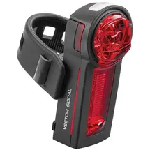 Trelock LS 740 I-go Vector Rear Signal – Akku-Rücklicht mit Bremslicht-Funktion – USB aufladbar – StVZO zugelassen