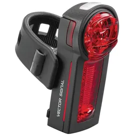 Trelock LS 740 I-go Vector Rear Signal – Akku-Rücklicht mit Bremslicht-Funktion – USB aufladbar – StVZO zugelassen