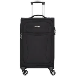Nowi Edinburgh 4 Rollen Trolley 64 cm  schwarz