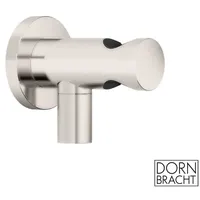 Dornbracht Wandanschlussbogen mit integriertem Brausehalter,