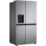 LG Electronics GSLV51PZXM Side-by-Side Kühlschrank mit Eis-, Crushed Ice- und Wasserspender | 635 Liter Kapazität | Interner Wassertank 4L | Steel Silver