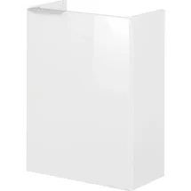 Fackelmann Waschbeckenunterschrank 44 x 60 x 24,3 cm Weiß