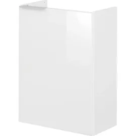 Fackelmann Waschbeckenunterschrank 44 x 60 x 24,3 cm Weiß