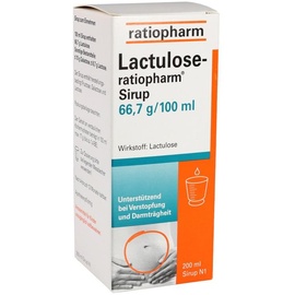 Ratiopharm LACTULOSE-ratiopharm Sirup 200 ml