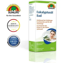 Sunlife Eukalyptusöl Bad 250ml bei Erkältungsbeschwerden