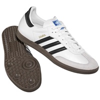 adidas Samba- white Herren Sportschuh in Weiß, Größe 4.5