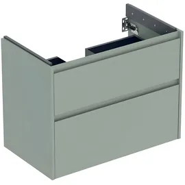 Geberit Waschtisch-Unterschrank 2 Schubladen 79,4 x 60,6 x 44,6 cm Salbeigrün