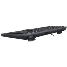 Perixx PERIBOARD-513 Kabelgebundene USB-Tastatur Touchpad, Schwarz, US Englisch Layout