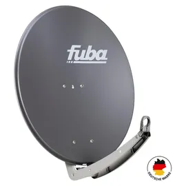 PremiumX Premium X Satelliten-Komplettanlage Fuba DAA 780 A Satellitenschüssel Alu Anthrazit Quad LNB 8x F-Stecker für 4 Teilnehmer
