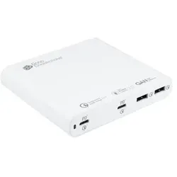 GC USB-Desktop-Schnellladestation 120W GaN-Technologie  4-Port USB-C/A PD weiß