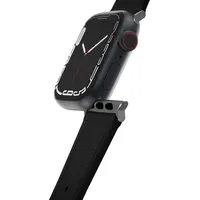 Otterbox Symmetry Cactus Leather Watch Band for Apple Watch 41/40/38mm Noir Ash - black