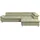 Cotta Eckcouch L-Form 312 cm grün