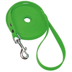 Schecker Schleppleine Schecker Schleppleine mit Handschlaufe 10 m / 16mm, Biothane (1-tlg), extrem widerstandsfähig – witterungsbeständig grün 1,60 cm x 10,00 m