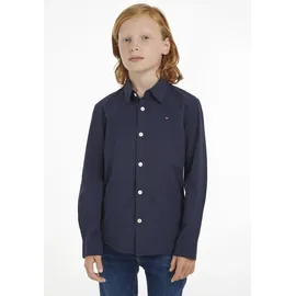 Tommy Hilfiger Kids Solid Langarmhemd Twilight Navy 16 Jahre