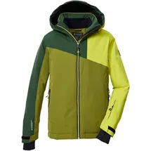 KILLTEC KSW 192 BYS SKI JCKT Skijacke khaki/dunkel waldgrün/lime 116