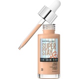 Maybelline New York Foundation, Langanhaltendes Make-Up mit Vitamin C, Vegane Formel, Super Stay 24H Skin Tint
