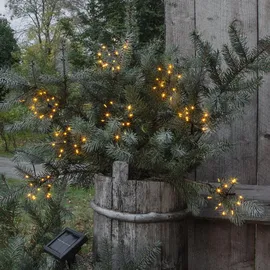 Star Trading Solar-Minilichterkette 96 warmwhite LED